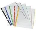 Produktbild: Herlitz 10914422 Prospekthlle, DIN A4, glasklar, farbiger Auáenrand, 10er Pack