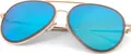Produktbild: styleBREAKER Uni Piloten Sonnenbrille mit geschliffenem Rand, verspiegelten Polycarbonat Gläsern und Metall Gestell, Piloten-Brille 09020102
