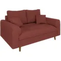Produktbild: S-Style Möbel 2-Sitzer-Sofa, Terracotta, Textil, Echtholz, Teilmassiv,Buche, Birke, Füllung: Polyetherschaumkern, 150x81x93 cm, Blauer Engel, FSC Mix, Oeko-Tex®, Hergestellt in Europa, Wohnzimmer, Sofas & Couches, Sofas, 2-Sitzer Sofas