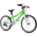 Produktbild: PROMETHEUS BIKES Kinderfahrrad 20 Zoll PRO ab 6 Jahren Ultraleicht 7-Gang Premium Grün Weiß