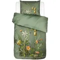 Produktbild: Essenza Bettwäsche Ficaria, Grün, Textil, Blume, 155x220 cm, Gots, Schlaftextilien, Bettwäsche, Bettwäsche, Satin-Bettwäsche