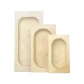 Produktbild: Butterformen-3er-Set, eckig, aus Ahornholz Butter