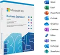 Produktbild: Microsoft 365 Business Std. [FR] 1Y Subscr.P8 for Windows 10 / MacOS only