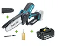 Produktbild: Makita DUC150Z Akku-Astsäge 18V mit Zugabe 1x Akku 3Ah Kettensäge 15cm