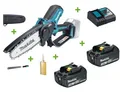 Produktbild: Makita DUC150Z Akku-Astsäge 18V Kettensäge 15cm Set + 2x Akku 3Ah und Ladegerät