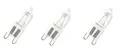 Produktbild: 3x OSRAM Halogen Halopin 66740 Ofen Backofen G9 40W 230V EEK:G (Spektrum A-G)