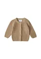 Produktbild: Stellou & friends Cardigan-Strickjacke für Mädchen und Jungen | Hochwertige Baby-Kleidung aus 100% Baumwolle | Gr. 62/68 - Beige