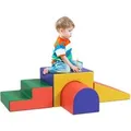 Produktbild: HOMCOM Bausteinset  Kunstleder Schaumstoff Rot 150L x 50B x 39H cm