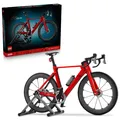 Produktbild: LEGO Icons Rennrad - Modellbau für Erwachsene - inkl. Gummireifen, Schaltwerk und Hinterradständer als Schreibtisch Deko - Geschenkidee für Radsportfans - 11380