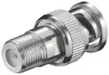 Produktbild: Sat F-Adapter F-Buchse an BNC-Stecker Adapter-Stecker aus Zink