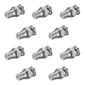 Produktbild: 10x F-Buchse BNC Stecker Adapter SAT TV Kabel Kupplung Verbinder koax Antennen