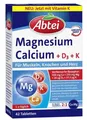 Produktbild: Abtei Magnesium Calcium  Vitamin D3 + K,  42 Tabletten  PZN 17261199