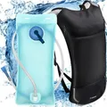 Produktbild: Rucksack Trinkrucksack 2L Wasserbeutel Wasserflasche Tasche Trinksystem Schwarz