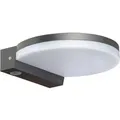 Produktbild: Oktaplex LED Außenleuchte Flach Ros IP65 Warmweiß 1300lm 14,6W Anthrazit