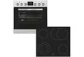 Produktbild: exquisit Elektro-Herd-Set EHE 185-HZ-020 inox