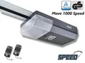 Produktbild: Schartec Garagentorantrieb Move 1000 Speed mit Schiene 2 x Handsender Torantrieb