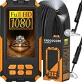 Produktbild: Endoskopkamera Profi Endoskop mit mit 2 Kameras LED Licht und 4.3 Zoll Vollfarbbildschirm Inspektionskamera Endoscope mit Wasserdicht IP67 Objektiv...