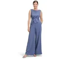 Produktbild: Vera Mont Overall Damen mit weitem Bein (1-tlg) Bunddetail blau M (40)