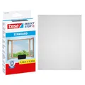 Produktbild: tesa Insect Stop Klett Fliegengitter für Fenster - Insektenschutz mit Klettband, zuschneidbar - Mückenschutz ohne Bohren - 1 x Fliegen Netz - 110 cm x 130 cm - Anthrazit