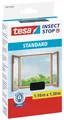 Produktbild: tesa Fliegengitter STANDARD für Fenster 1,10 m x 1,30 m anthrazit