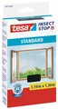 Produktbild: tesa Fliegengitter Standard Klettband für Fenster 1,1 m : 1,3 m, anthrazit 55671