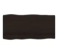 Produktbild: vidaXL Tischplatte Tischplatte 100x50x2 cm Massivholz Eiche Behandelt Baumkante (1 St)