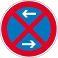 Produktbild: Absolutes Haltverbot rechts/links, Verkehrsschild StVO, Nr. 283-30, 42 cm StVO - Nr. 283-30