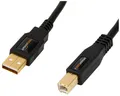 Produktbild: USB 2.0 Kabel A auf B 1,8m vergoldet für Drucker - Amazon Basics
