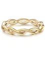 Produktbild: GLANZSTÜCKE MÜNCHEN Damen Ring 925/- Sterling Silber gelbvergoldet 14 Karat Silberring