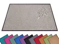 Produktbild: Hanse Home Fußmatte (S-XXL) 40x60cm – 12 Farben – Fussmatte Outdoor Schmutzfangmatte Türmatte Waschbar & Wetterfest rutschfest für Eingangsbereich & Außenbereich – Taupe