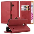 Produktbild: Cadorabo Hülle für Nokia Lumia 929 / 930 Schutzhülle in Rot Handyhülle Book Tasche Case Etui Luxury