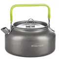 Produktbild: OVERMONT Tragbar Aluminium Camping Wasserkocher Kessel Teekanne Kaffeekanne für Outdoor Picknick Wandern 1,2I