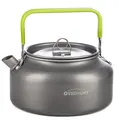 Produktbild: Tragbar Aluminium Camping Wasserkocher Kessel Teekanne Kaffeekanne für Outdoo...
