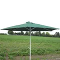Produktbild: Dema Marktschirm 300 cm Grün - Sonnenschirm, Gartenschirm, Kurbelsonnenschirm, Schirm - robust, UV-beständig, wetterfest - Garten, Terrasse, Balkon, Outdoor, Sonnenschutz 41017