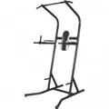 Produktbild: GORILLA SPORTS® Power Tower Dip Station Klimmzugstange Chin Pull up Bar Multigym