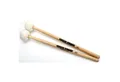 Produktbild: FAME Holzschlägel (Konzert Percussion Paukenschlägel 370mm Länge Hart Filzkopf Holzstiel Ideal für Konzertpauke Weiß Runde Kopfform, Sticks, Beater und Mallets, Concert Percussion Schlägel), Konzert Paukenschlägel, Filzkopf, Holzstiel