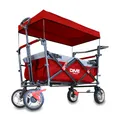 Produktbild: DMS BW03 Faltbarer Bollerwagen mit Dach klappbarer Transportwagen Klappbar