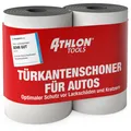 Produktbild: ATHLON TOOLS 2x Türkantenschutz 9mm FlexProtect, 2m lang, selbstklebend, schwarz