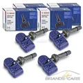 Produktbild: 4x BOSCH RADSENSOR RDKS SCHWARZ GUMMI FÜR ALFA ROMEO ALPINA ASTON MARTIN AUDI