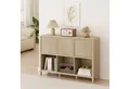 Produktbild: en.casa Sideboard, »Lukkodso« mit 3 Türen, 6 Fächern 77x110x30 cm Eicheoptik