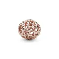 Produktbild: PANDORA Charm All Over Herzen 14 Karat rosévergoldete Metalllegierung Moments Collection
