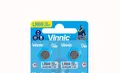 Produktbild: 2 x Vinnic AG6 LR921 Knopf Zellen Uhrenbatterie L921/SR920/371 im Blister
