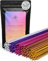 Produktbild: Räucherstäbchen Set - 100 Incense Sticks (5x20) - Sandelholz, Lavendel, Weihrauch, Myrrhe & Salbei - Perfekt für Meditation, Yoga, Chakren, Rauhnächte - Weihrauch Stäbchen Entspannung