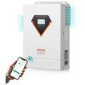 Produktbild: VEVOR Hybrid-Solarwechselrichter, 6kW, All-in-One-Wechselrichter mit reinem Sinus, 48V DC auf 220/230V AC, mit integriertem 120A MPPT-Solarregler