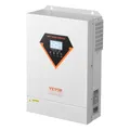 Produktbild: VEVOR Hybrid-Solarwechselrichter, 6kW, All-in-One-Wechselrichter mit reinem Sinus, 48V DC auf 220/230V AC, mit integriertem 120A MPPT-Solarregler, für Blei-Säure-Lithium-Batterien im Off-Grid-System