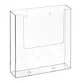 Produktbild: DIN A5 Wandprospekthalter mit Bohrlöchern/Prospekthalter/Flyerhalter/Wandmontage/Transparent - Zeigis®