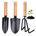 Produktbild: Gartenwerkzeug-Set-Gartenkelle,Gardening Tools Set-Garden Trowel,3 Pcs Gartengeräte-Set Werkzeuge Geschenk für Männer und Frauen, 1 schmale Schaufel, 1 breite Schaufel und 1 Garten Harke Tools Set