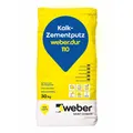 Produktbild: weber.dur 110 Kalk-Zementputz,grau,Unterputz,Einlagenputz,1260kg/Palette