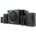 Produktbild: Edifier CX7 Aktives 2.1 Home-Entertainment-System mit Bluetooth V5.0, 21cm (8 Zoll) Subwoofer und Infrarot-Fernbedienung: Perfekt für TV, PC, Notebook etc., Schwarz