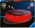 Produktbild: 216 Teile Ravensburger 3D Puzzle Iconics Bauwerk Allianz Arena + Licht 12008033